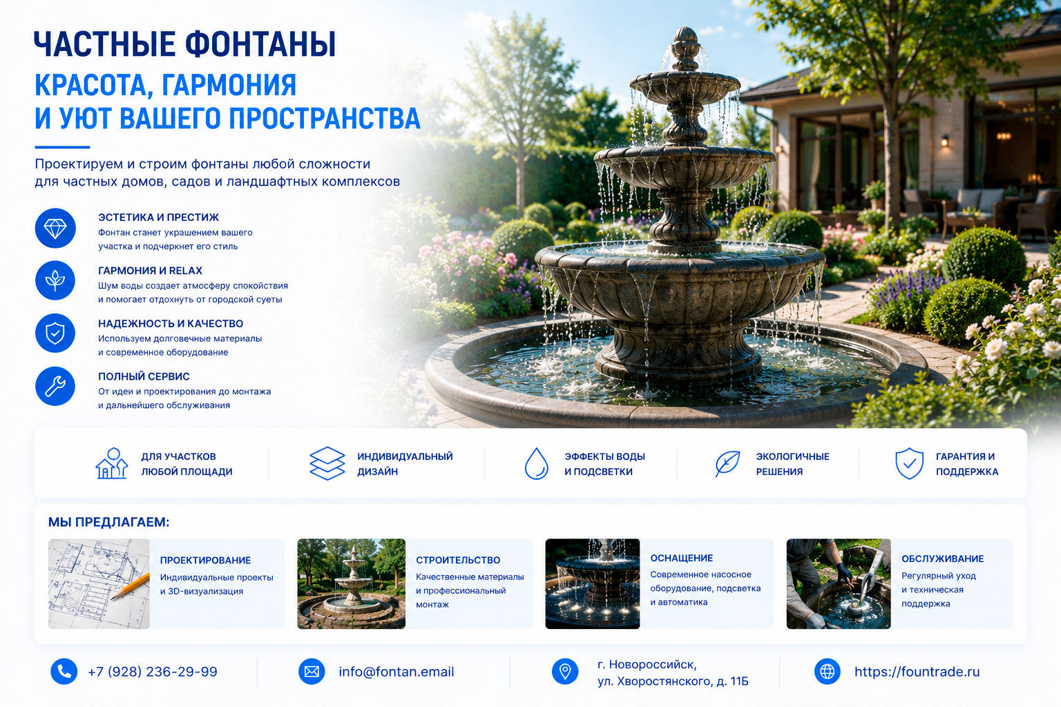 Частные фонтаны 1 Частные фонтаны