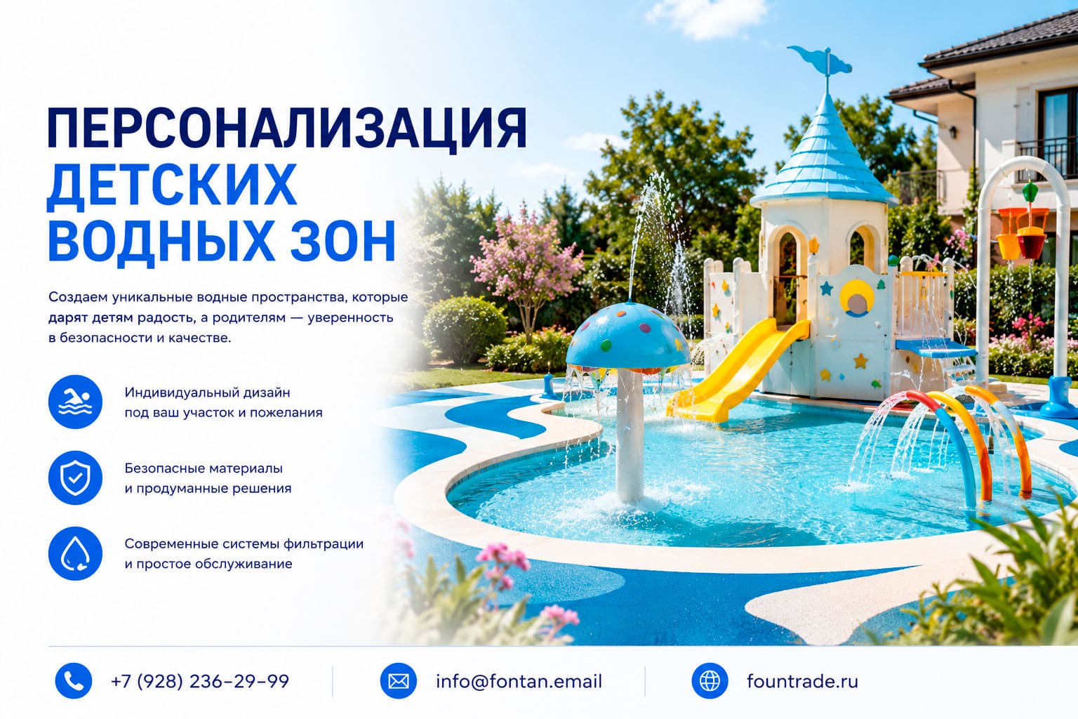 Персонализация детских водных зон 2 Персонализация детских водных зон