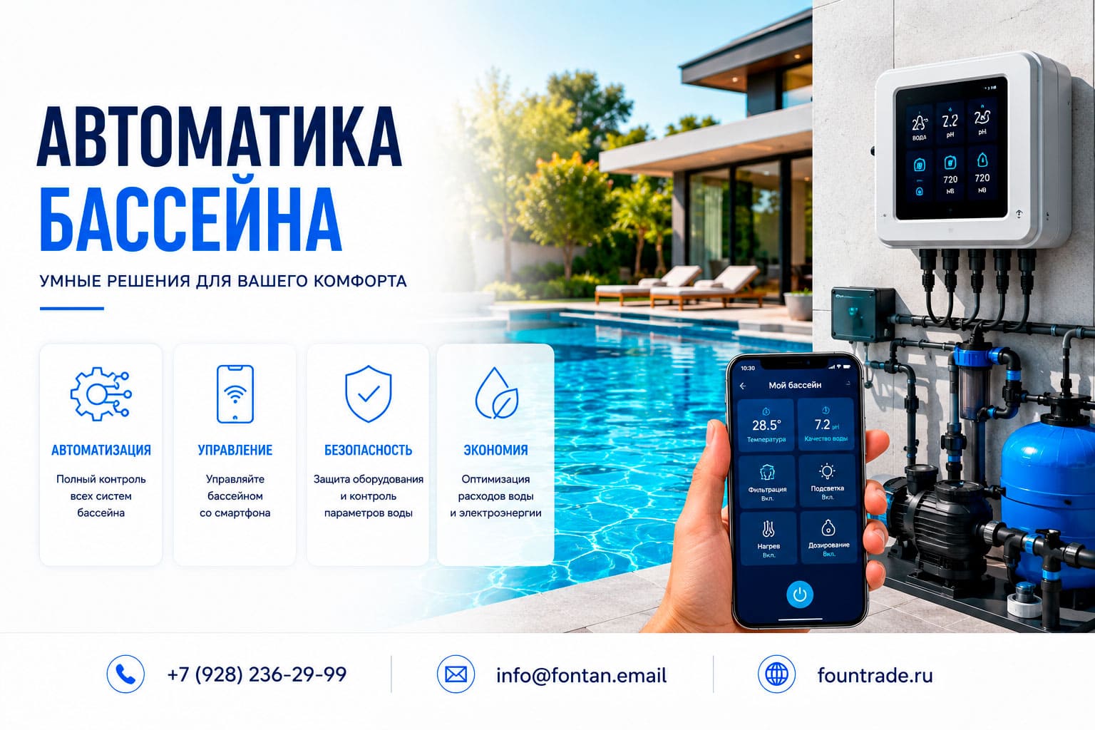 Автоматика бассейна 4 Автоматика бассейна