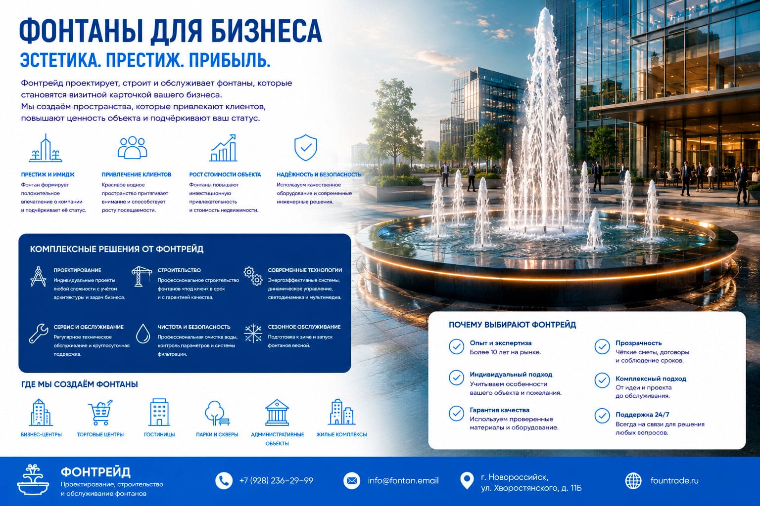 Фонтаны для бизнеса 1 Фонтаны для бизнеса