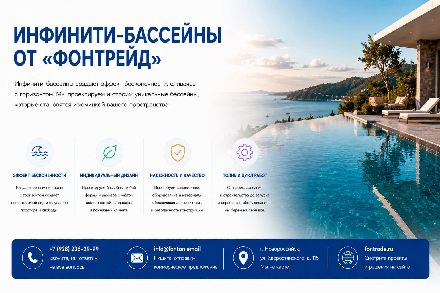 Инфинити-бассейны от «Фонтрейд» 2 Инфинити-бассейны от «Фонтрейд»
