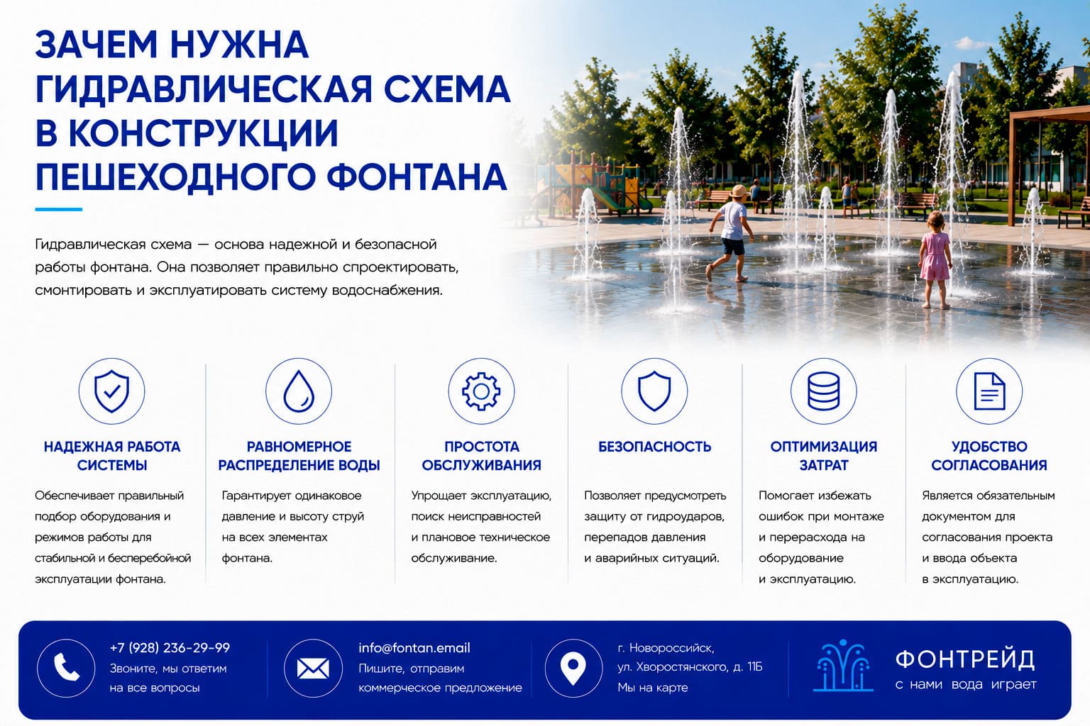 Зачем нужна гидравлическая схема в конструкции пешеходного фонтана 1 Зачем нужна гидравлическая схема в конструкции пешеходного фонтана