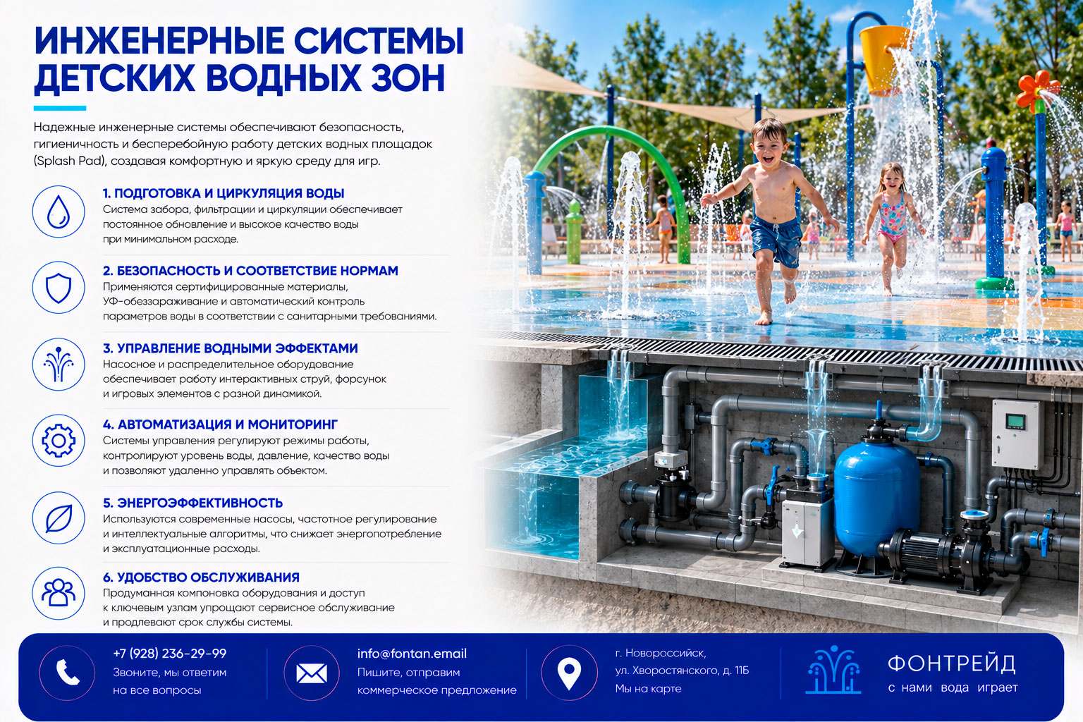 Инженерные системы детских водных зон 2 Инженерные системы детских водных зон